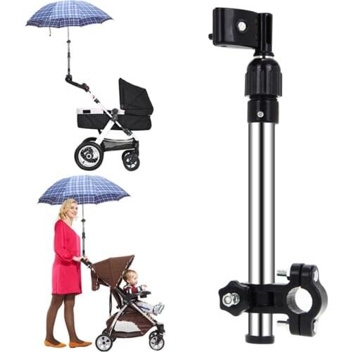 Useful Adjustable Umbrella Stretch Stand Holder Plastic Stroller Accessory Baby Stroller Pram Umbrella Stretch Stand Holders Hot