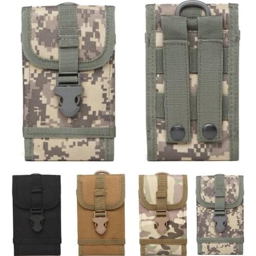 Outdoor Mini Military Tactical Molle Pouch Camping Hiking Hunting Waist Bag Mobile Phone Pouch Holder Flashlight Sheath