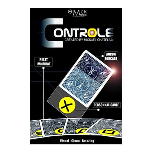 CONTROLE (Gimmicks+online instruct) by Mickael Chatelain - Magic Tricks,Card Magia,Illusions,Close up,Mentalism,Street Magie