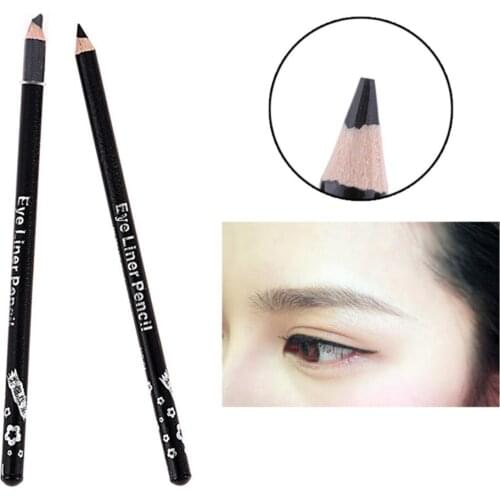 1PC Black Beauty Eye Liner Smooth Waterproof Cosmetic Eyeliner Pencil Makeup Pen Eyebrow Eyeliner Pencil Comestics Tools New