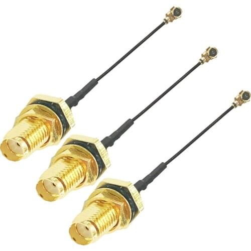 10pcs U.FL IPX IPEX to Waterproof SMA Female O-ring Nut Bulkhead RF Pigtail WIFI Cable 1.13 1.13mm 5cm 10cm 15cm 20cm 30cm 50cm