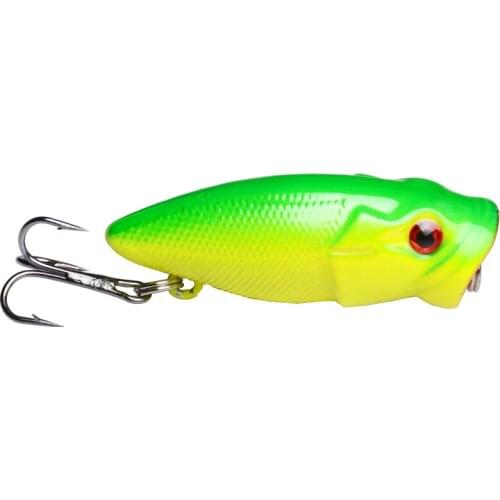 3.8cm 2.9g Best Seller Mini Diving Popper Lures for Fishing Hard Plastic Laser Fishing Lure Baits 3D Fish Eye Bait