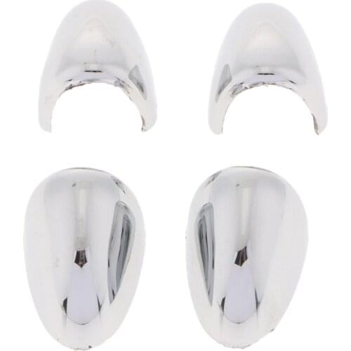 4x Chrome Windscreen Washer Jet Cover Water Spray Nozzle Cover Case Protector FOR Cruze