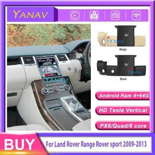 Car stereo HD vertical screen car radio multimedia player For-Land rover Range sport 2009-2013 Car GPS navigation video player