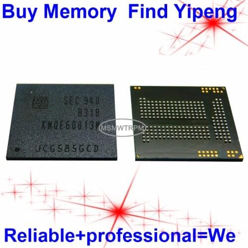KMQE60013M-B318 BGA221Ball EMCP 16+16 16GB Mobilephone Memory New original and Second-hand Soldered Balls Tested OK