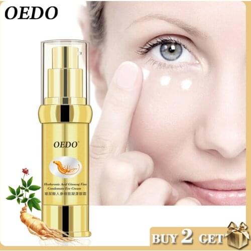 Hyaluronic Acid Ginseng Fine Condensate Eye Cream Delicate Bright Smooth Herbal Ginseng Extract Anti-Puffiness Dark Circle Serum
