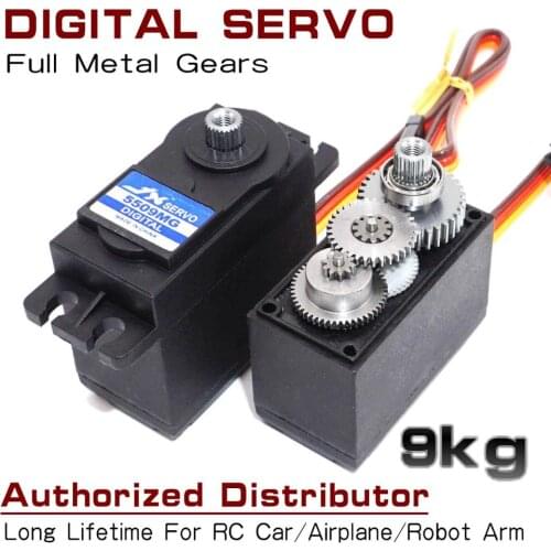 JX PDI-5509MG 9kg High Precision Metal Gear Standard Digital Servo For RC Car Airplane Robot Arm 180 Angle Servo