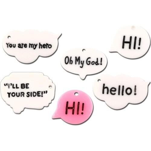 20Pcs Mixed Resin Letter Cabochon Flatback Decoration Crafts Embellishments For Scrapbooking Diy Accessories