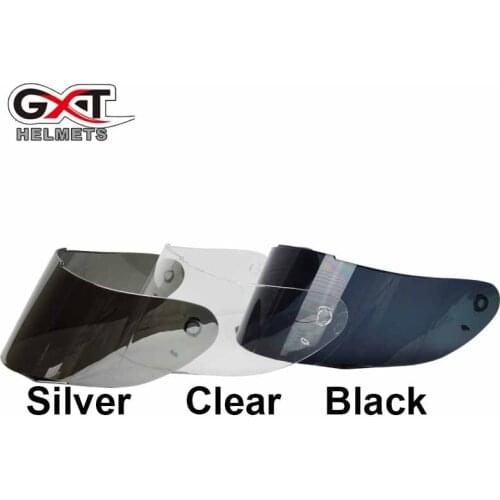 GXT358 398 Motorcycle Helmet Visor Lens Full Face Motorbike Helmets Goggles Glass Black/Clear/Silver For GXT 358/398 Helmet