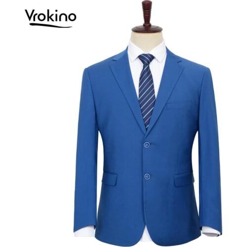 XL-9XL Large Size 2019 Spring and Autumn New Mens Business Casual Jacket Trending Classic Solid Color Mens Suit Blazers