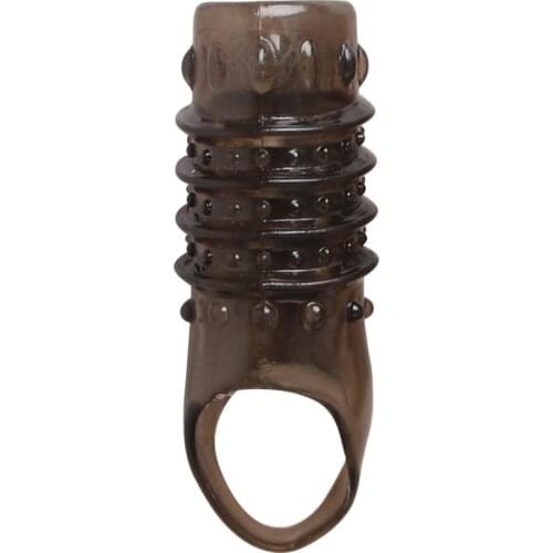 Sex Toys For Men Soft Penis Extender Condom Male Cock Sleeve Ring On Penis Reusable Condoms Spines Sex Studded Enlargement Cover