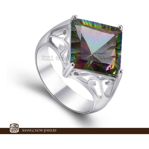 New! Vintage in Fashion Jewelry Purple Quartz 925 Sterling Silver Ring R1189