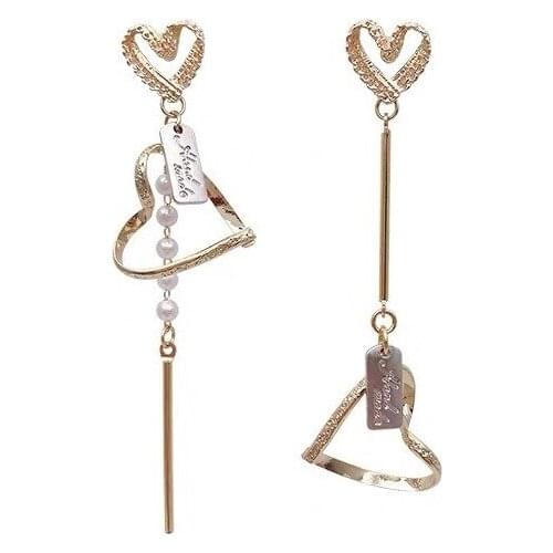 New 2021 Fashion Asymmetric Sun and Moon Earrings