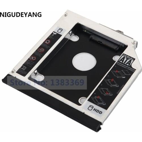 With bezel faceplate 2nd HDD SSD SATA hard drive Caddy Adapter for HP Compaq 6530b 6535b 6730b 6730s 6735b 6735s Notebook PC