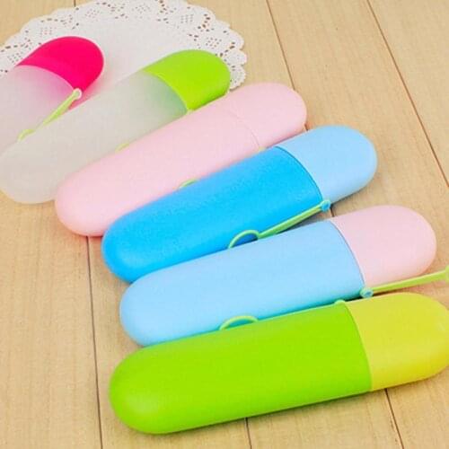 Portable Travel Toothbrush Storage Box Protective Cover Camping Travel Kit YH-460405