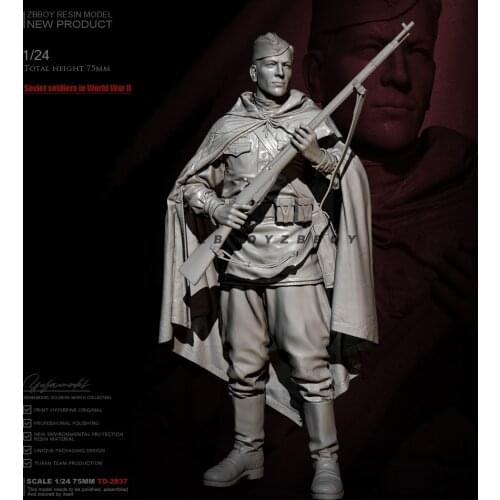 75mm Resin model kits figure DIY self-assembled TD-2837