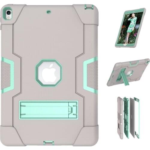 For Apple iPad 10.2 2019 2020 for iPad Air 3 10.5 Armor Shockproof Hybrid Protective Stand Shell Cover Case
