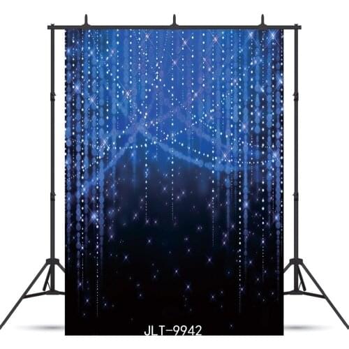 Blue Shimmer And Shine Glitter Vinyl Photographic Background For Children Baby Shower Portrait Backdrop Photocall Photo Studio