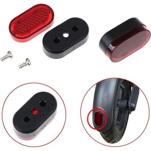 Electric Scooter Tail Lights Led Rear Fender Lampshade Plastic Brake Rear Lamp Shade for Xiaomi M365 Scooter Skateboard Parts