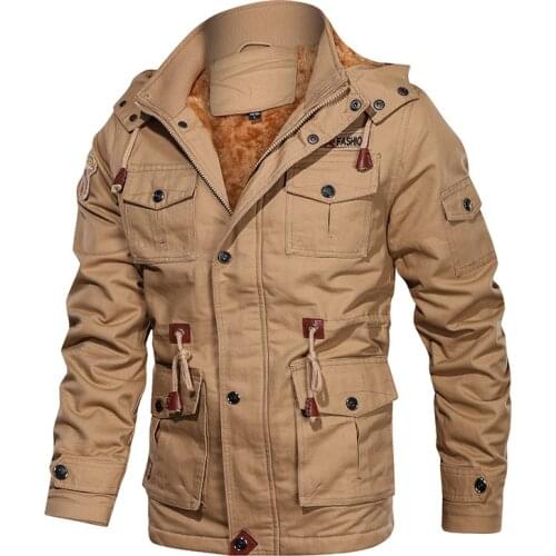 Winter Men Parkas Fur Linner Thicken Bomber Jacket Male Casual Overcoat Windbreaker Mens Coats Jaqueta Masculina Plus Size 4XL