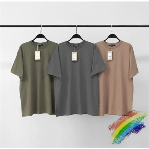2021ss Kanye West Season 6 T shirt Men Women 1:1 High-Quality Oversized T-shirt Calabasas heavy fabric Top Tees