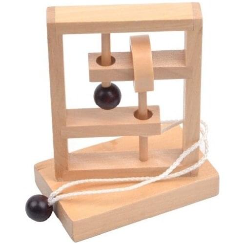 3D Wooden String Puzzles Mind Brain Teaser Game Toys for Adults Children