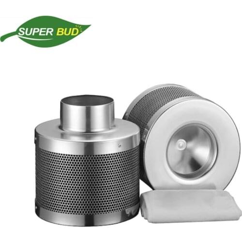 4 Inch Air Carbon Filter with Australia Virgin Charcoal Air Purifier Grow Tent Kits Odor Control Ventilation