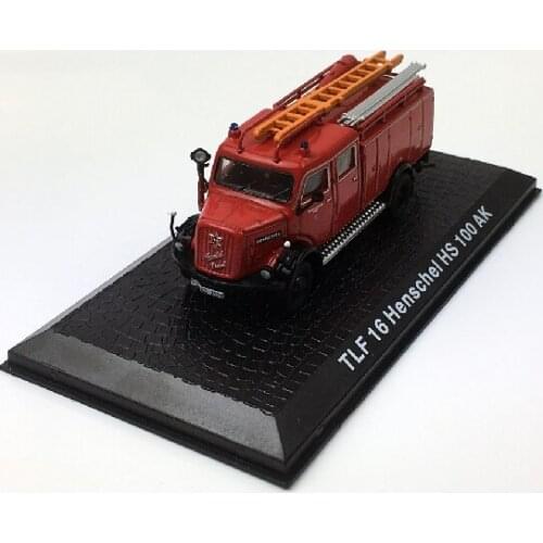 A tlas 1:72 TLF 16 Henschel HS 100 AK Fire engine boutique alloy car toys for children kids toys Model Original box