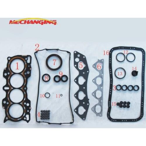 B20B2 B20B For HONDA CRV RD1 B20Z1 Automobile Gasket Engine Spare Parts Metal Full Set Engine Gasket 06110-R3F-902 50180200