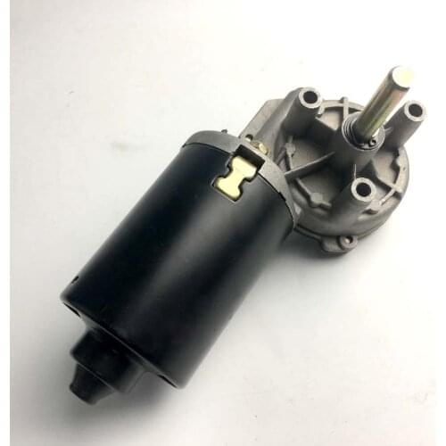 DC 24V 260 rpm Electric Worm Gear Motor Right version Self-locking Garage door replacement Windshield wiper - Plastic turbine