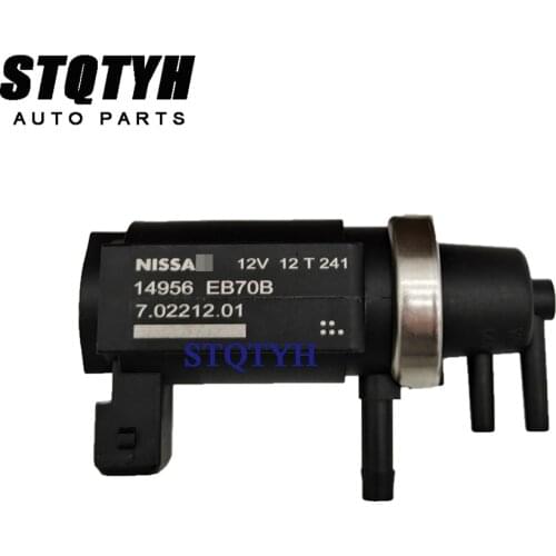 14956EB70B Turbo Boost Solenoid For Nissan Navara D40 Pathfinder R51 2.5 14956-EB70B 14956-EB300 14956EB70A 14956EB300