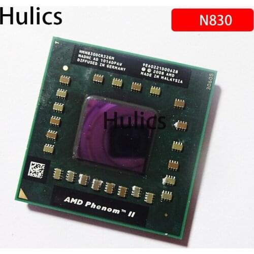 Hulics Original AMD Phenom II Triple-Core Mobile N830 2.1 GHz Three-Core Three-Thread 2008 CPU Processor HMN830DCR32GM Socket S1