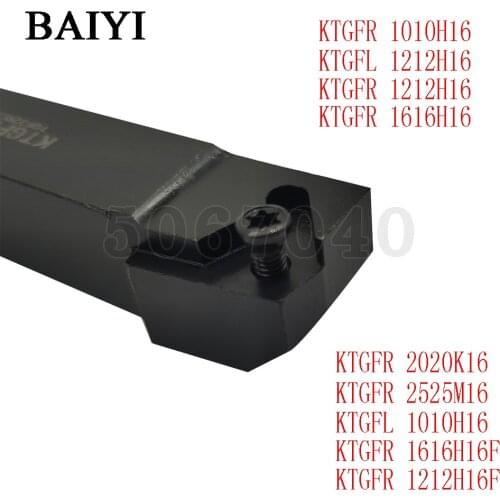 KTGFR 1010H16/1212H16/1616H16/2020K16/2525M16/1616H16F/1212H16F KTGFL 1212H16/1010H16 Grooving Tool Holder cnc for TGF32R/L