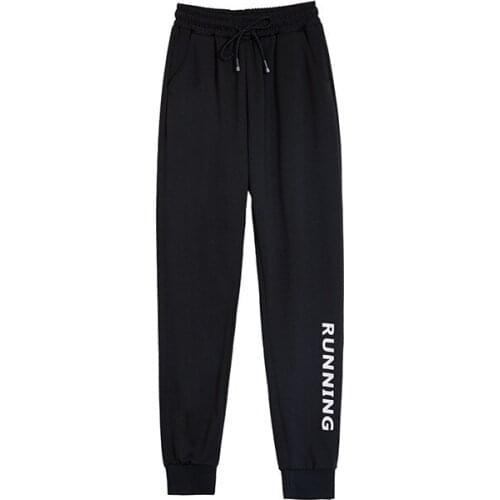 Summer 2020 new style Korean womens casual fashion sports pants womens wide-leg pants trousers girls students loose clothing