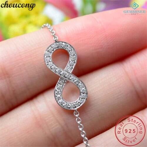 Charming Cross bracelet Real 925 sterling silver Pave AAAAA Cz stone Party Wedding bracelets for women Bridal Fashion Jewelry