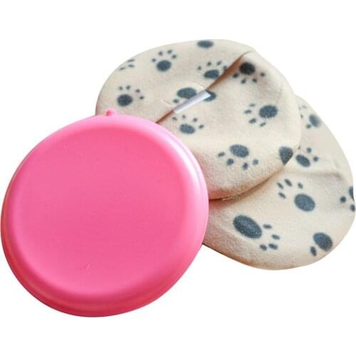 Pet Heating Pad Portable Bite-Resistant Warming Pad Indoor Outdoor Microwavable Warmer Pad With Replacement Cover
