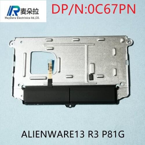 New orig laptop parts for DELL ALIENWARE 15 R3 17 R4 touchpad caddy bracket and button 04GG2D 4GG2D