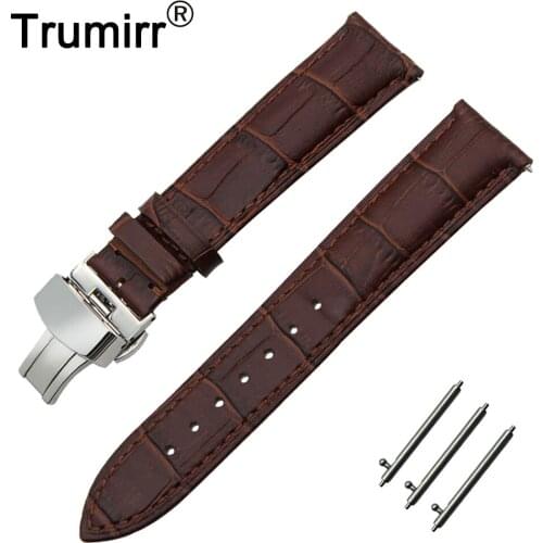 18mm 20mm 22mm Calf Genuine Leather Watch Band Quick Release Strap for Tissot T035 PRC200 T055 T097 Wrist Belt Bracelet Black