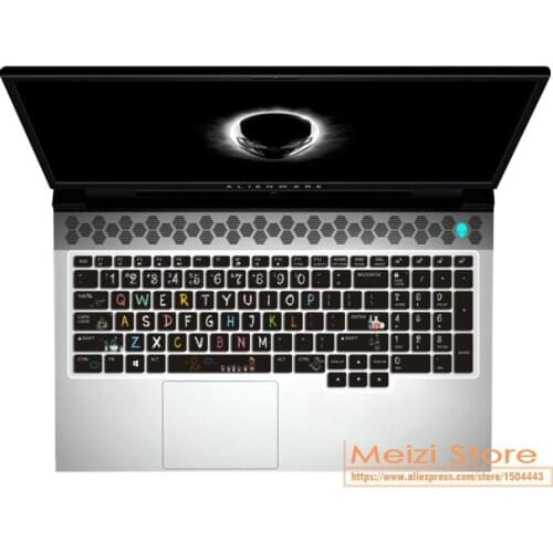For Dell Alienware M15 R3 R2 OLED 15.6'' / Dell Alienware M17 R3 R2 17.3'' 2019 2020 2021 Silicone Keyboard Cover protector skin