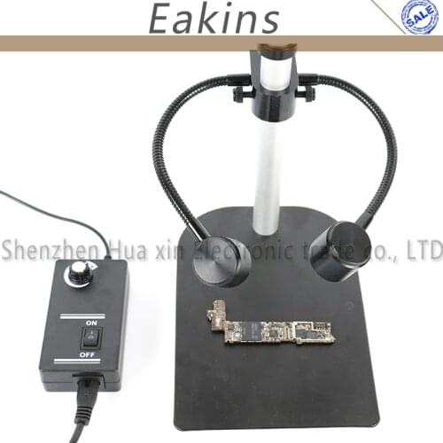 6500K 24 LED Adjustable Ring Side Light Illuminator Lamp 100V-240V 22mm Or 25.5mm For Video Stereo Microscope Illumination LED