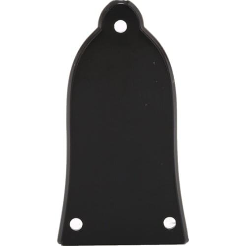 2020 1pc Guitar Truss Rod Cover Electric Guitar Black 3 Holes Plastic Bell Style Truss Rod Cover For Gibson