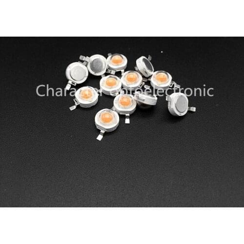 10/20/50/100pcs 1W 3W 400nm-840nm Full Spectrum led grow light chip, led plant lights broad spectrum led diode Light Source