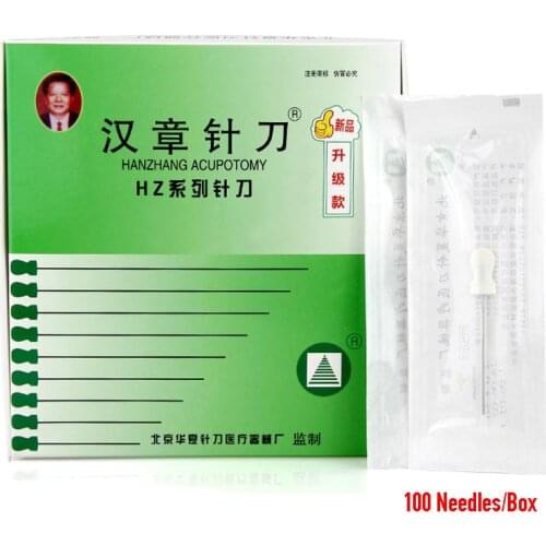 100 Pcs /lot High Quality Disposable Sterile Acupuncture Small Needle Knife Blade Ultrafine Needle Knife Needle Acupotomology