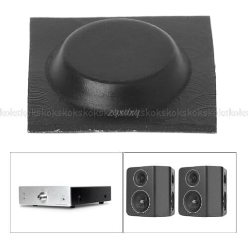 10pcsAudio Speaker Amplifier Vibration Shock Absorber Feet Pads Rubber Pad Self-adhesive 1.9*0.4cm Au17 dropship