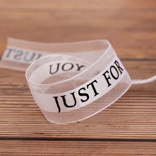 2.5cm Snow Gauze Ribbon Flower Packaging Ribbon Cake Ribbon Bouquet Decoration Ribbon Floral Ribbon TS2