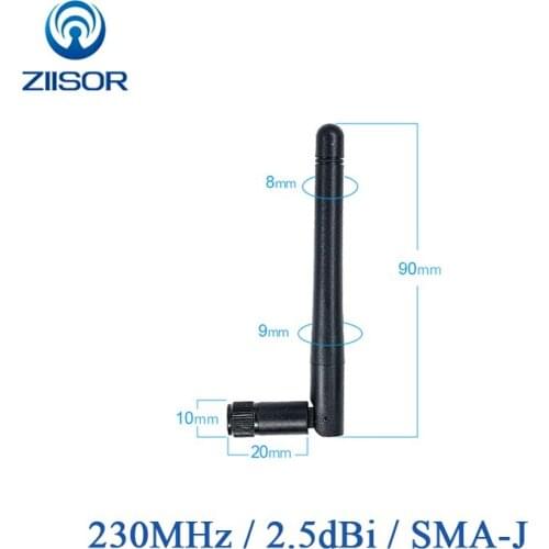 230MHz Antenna Omni 230M Antenna SMA Male Signal Amplifier Omnidirectional Aerial TX230-JK-11
