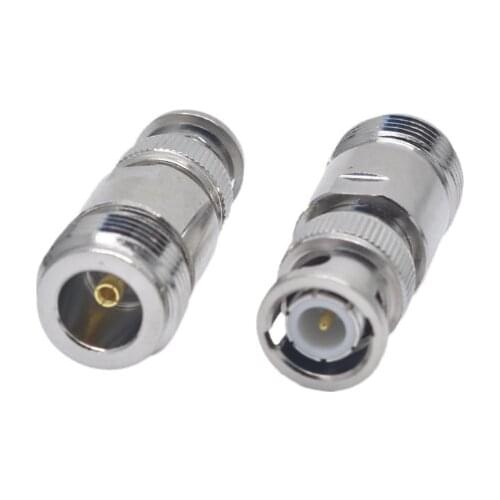 2pcs adapter N female to BNC Male plug RF Coaxial Connectors
