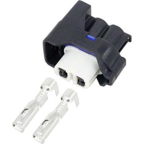 10pcs 2pin foglight connector Automotive wiring harness connector with terminal DJ7024Y-2.8-21 For Ford Focus Mondeo