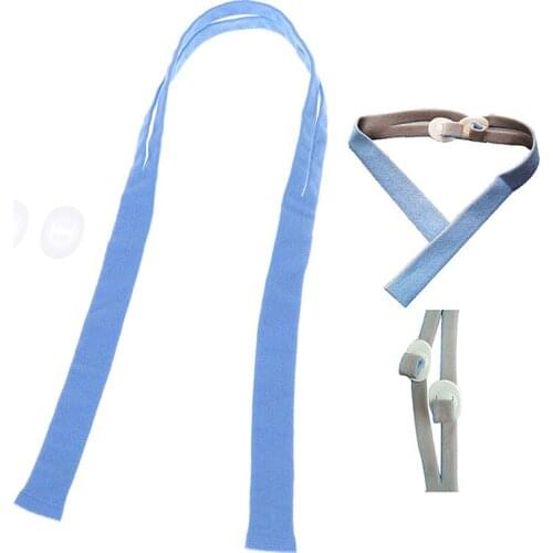 3pcs/set Durable Material Elastic Anti-snoring Headband Washable Respirator Mask Head Belt Breathable Universal Nasal Strap