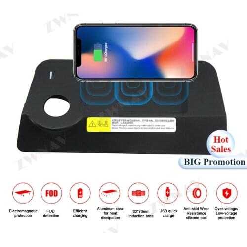 QI Car Wireless Charger Quick Charge For BMW 3series 2014-2019 for Iphone XS Pro for Huawei P30 P40 Infrared Sensor Phone Holder